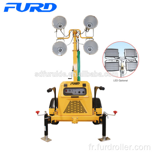 Tour d'éclairage mobile de générateur diesel 7M LED (FZMT-1000B)